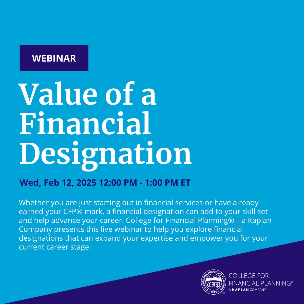 The College for Financial Planning | Centennial CO