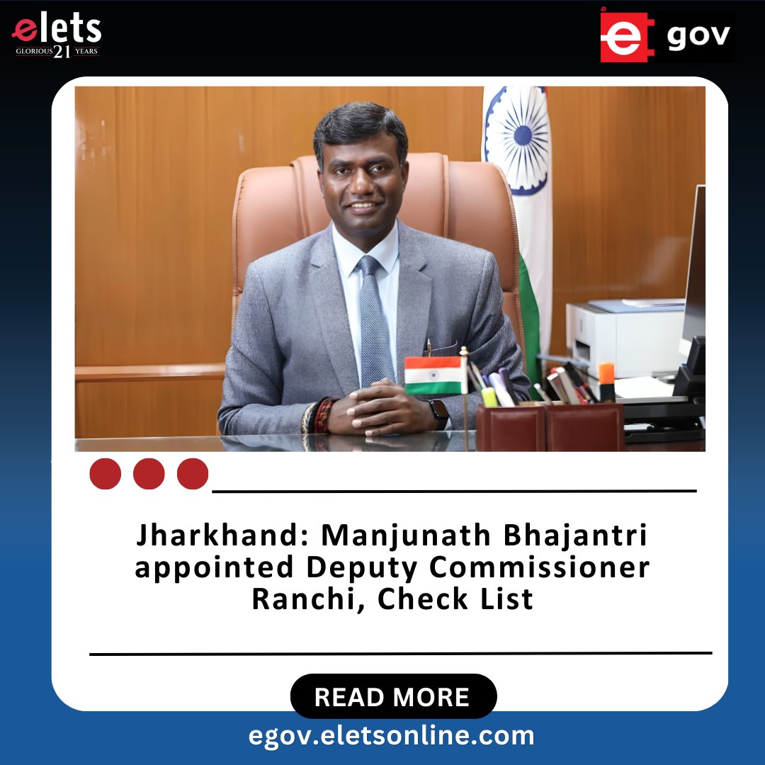 eGov Magazine - Manjunath Bhajantri has been appointed as... | Facebook