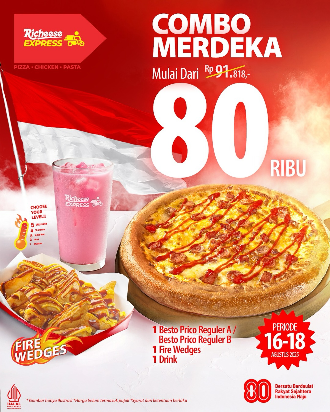 Richeese - Kemerdekaan rasanya makin lengkap kalau dirayakan bareng ...