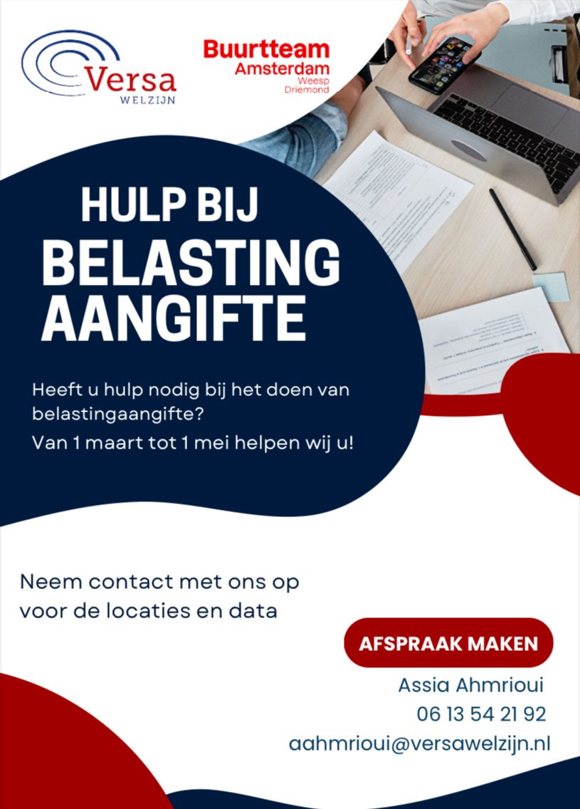 Versa Welzijn Weesp - 𝐇𝐮𝐥𝐩 𝐧𝐨𝐝𝐢𝐠 𝐛𝐢𝐣 𝐡𝐞𝐭 𝐝𝐨𝐞𝐧 𝐯𝐚𝐧 𝐮𝐰 𝐛𝐞𝐥𝐚𝐬𝐭𝐢𝐧𝐠𝐚𝐚𝐧𝐠𝐢𝐟𝐭𝐞 ...