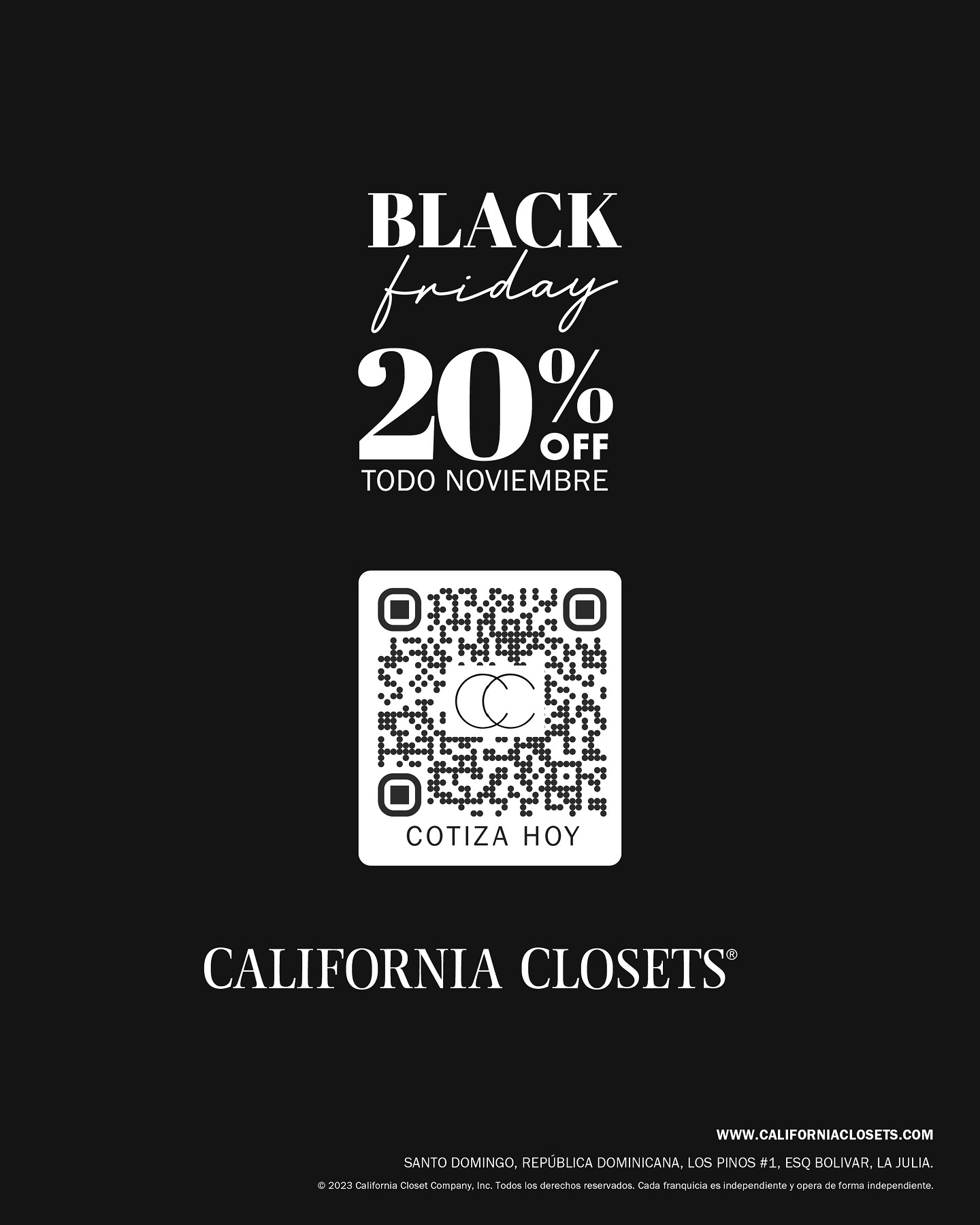 California Closets RD | Santo Domingo