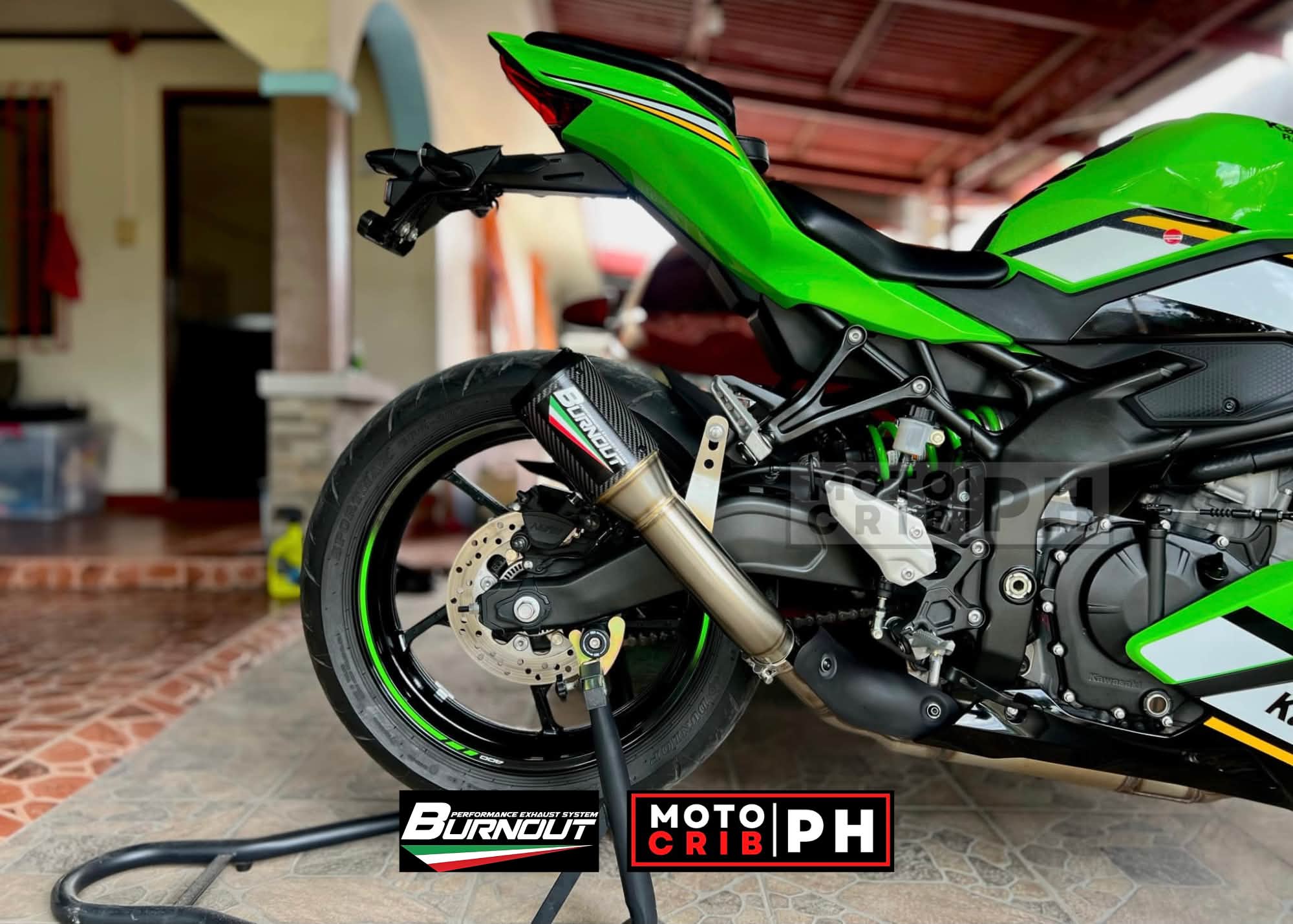 Burnout CNC Carbon Slip-on for Kawasaki Zx4RR / 25R 🔺 DB Killer