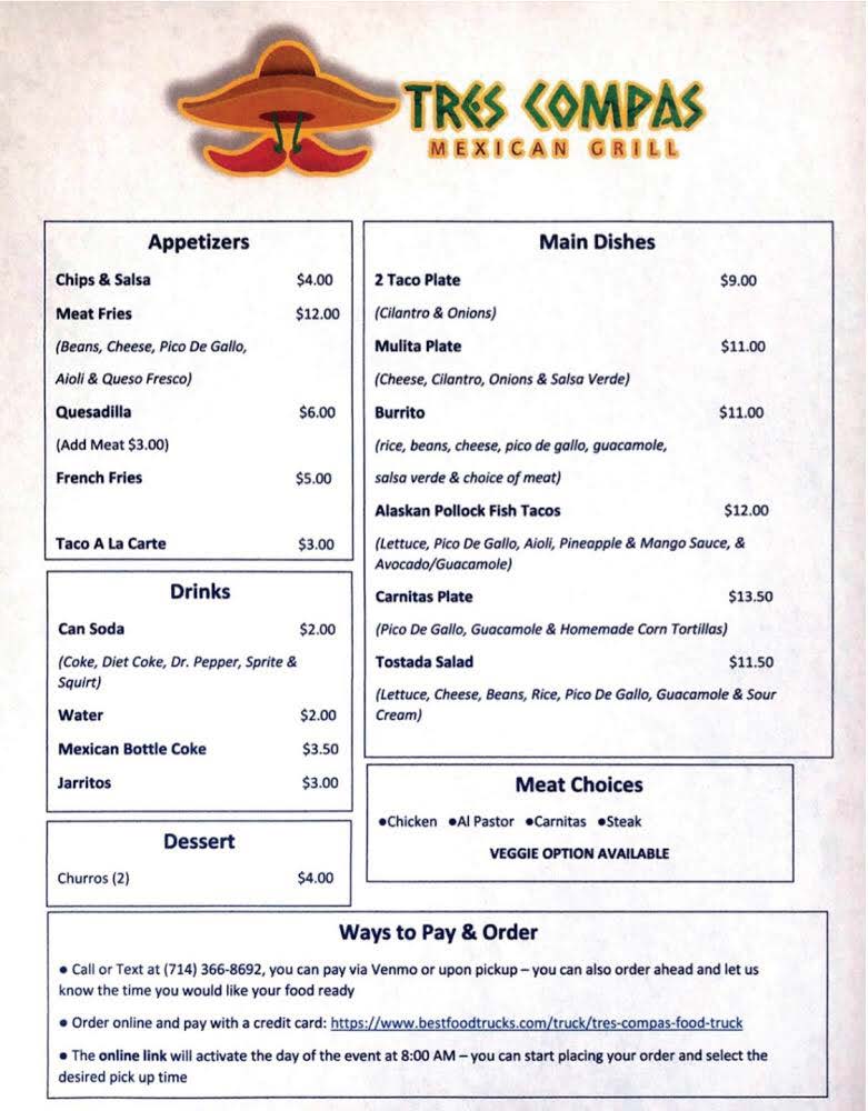 Coming this Wednesday Jan. 6th, Tres... - LBMed Food Trucks