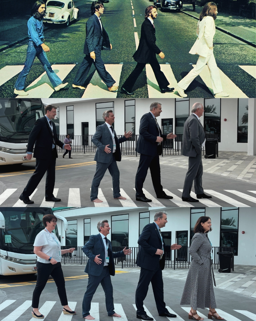 BVIS - The Beatles? Abbey Road or Abu Dhabi Road? The school leaders ...