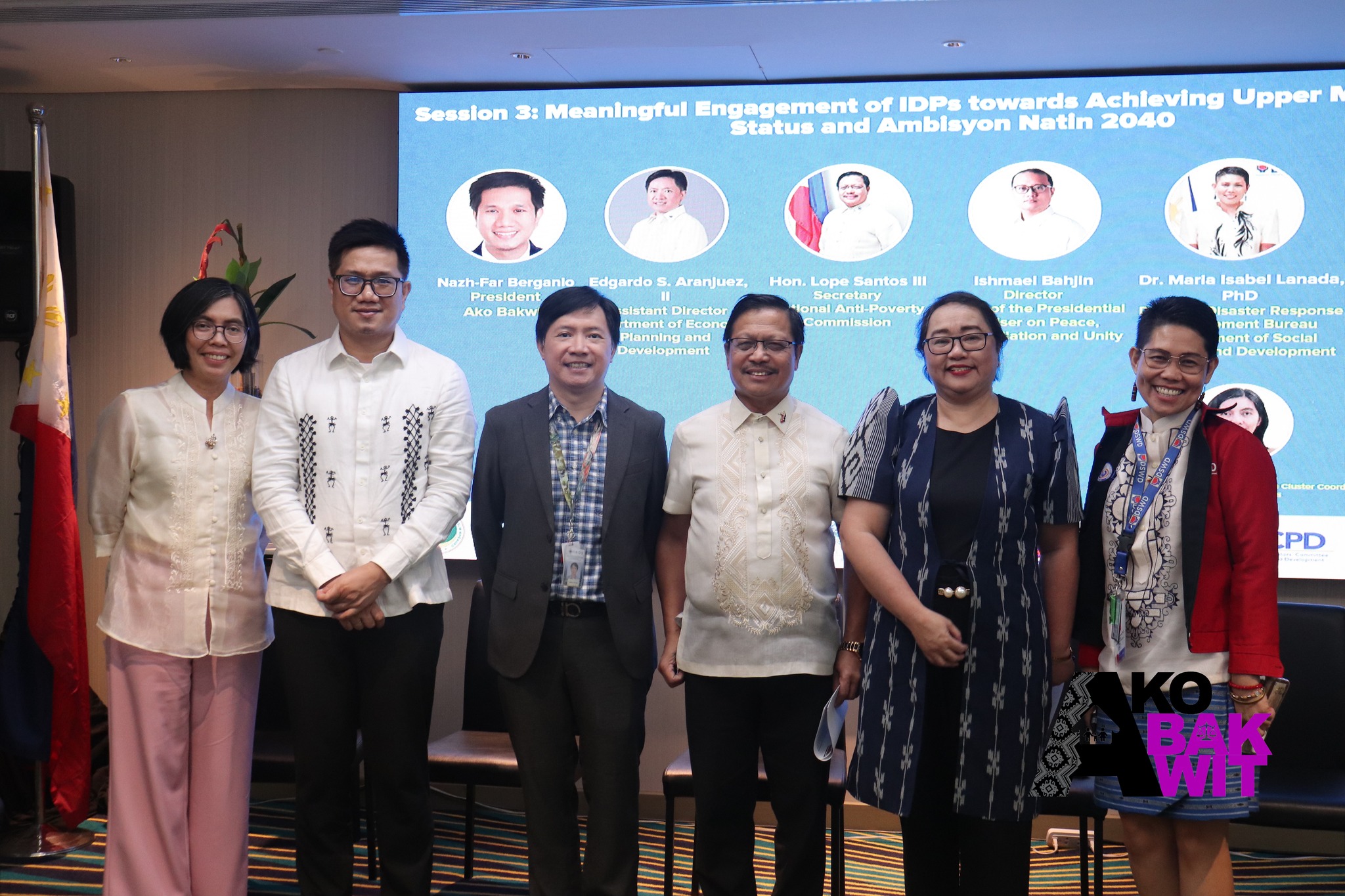 Ako - Ako Bakwit, represented by President Nazh-Far Mariwa Berganio ...