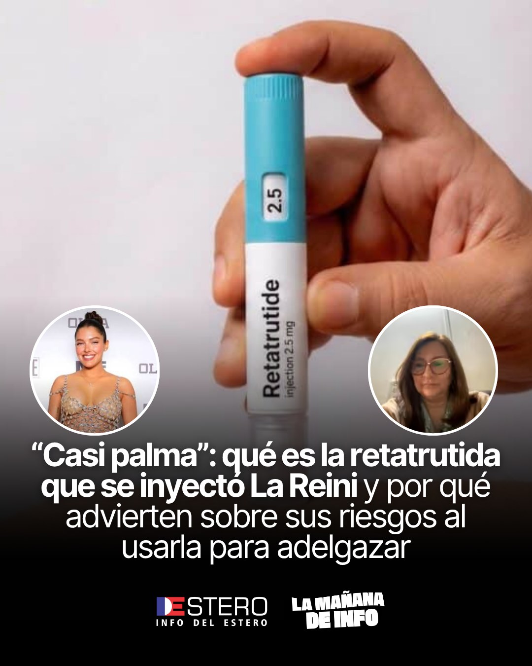 retatrutide beneficios 📰 “Casi palma”: qué es la retatrutida que se inyectó La Reini y por qué advierten sobre sus riesgos al usarla para adelgazar La médicas especialista Vanina Trejo en La Mañana de A Doctor’s Guide To Program:12 Week Program order