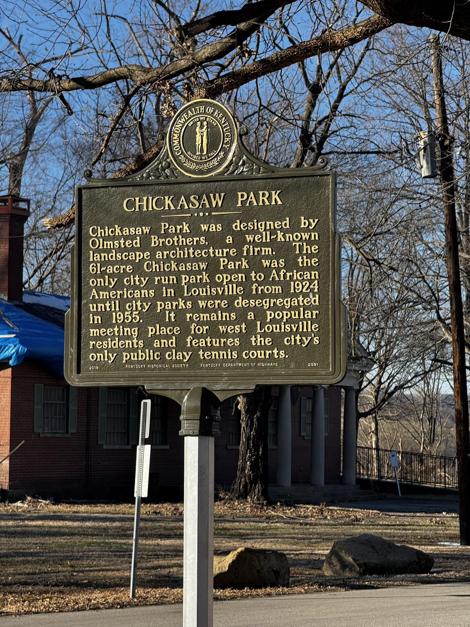Attica Scott - “Chickasaw Park was designed by Olmsted Brothers, a well ...