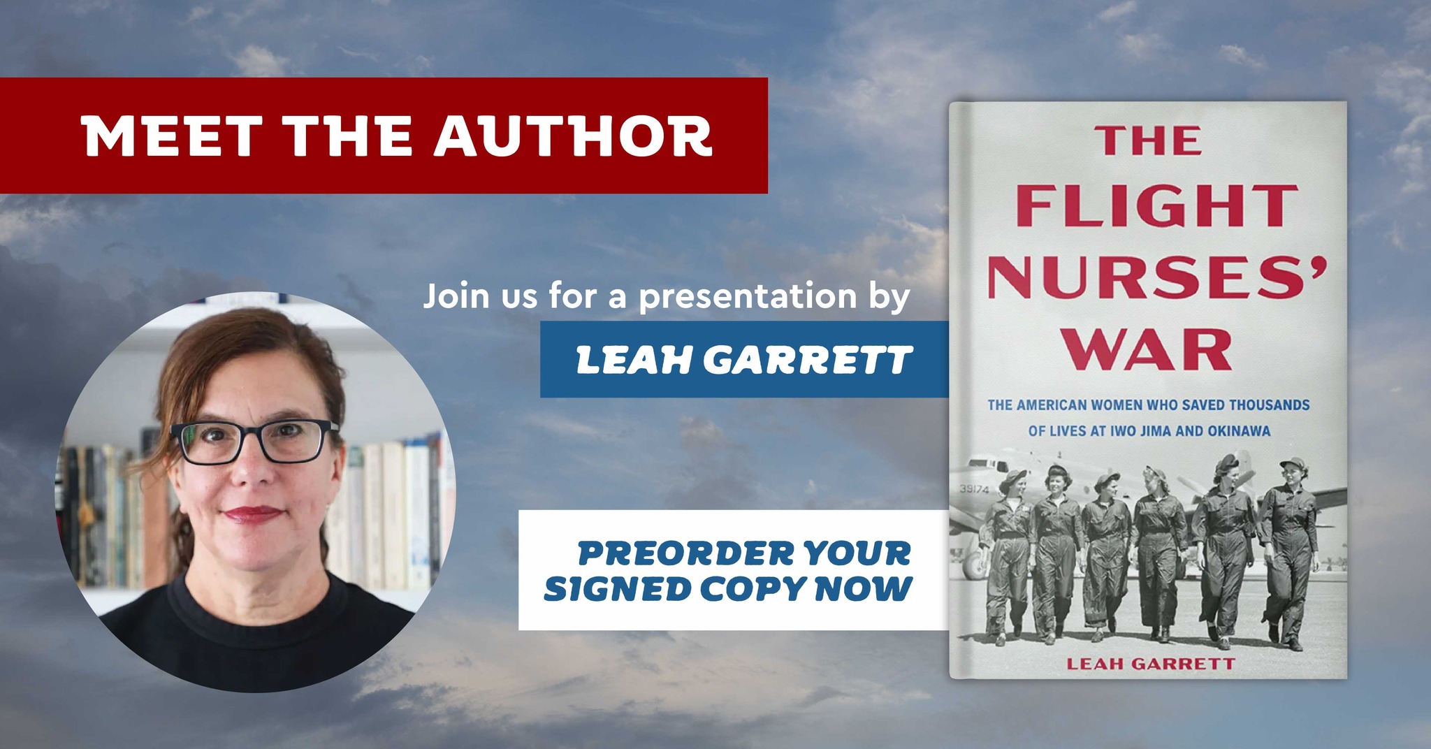 Meet the Author: Leah Garrett, “The Flight Nurses’ War