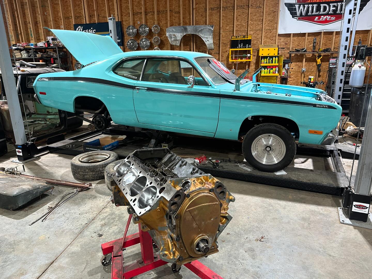 Dylan - FINALLY got the engine back from the machine shop for the race ...