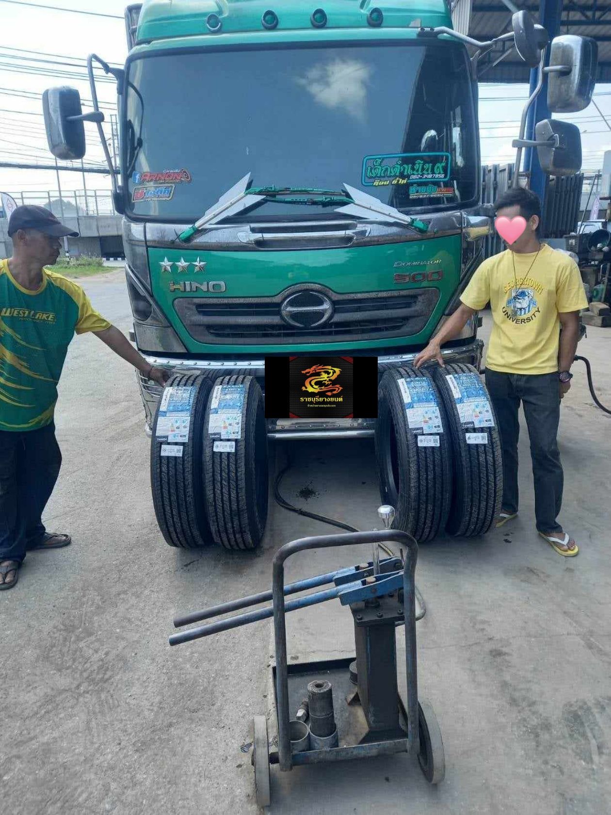 💓ลูกค้ามั่นใจในยางมิชลินจึงเลือกเปลี่ยนยาง 9.5 R17.5 X MULTI Z MICHELIN ...