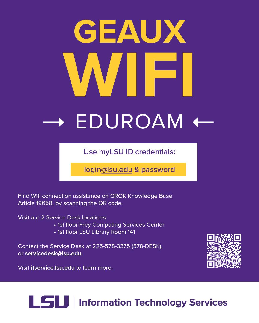 Get connected!... - LSU Information Technology Services | Facebook