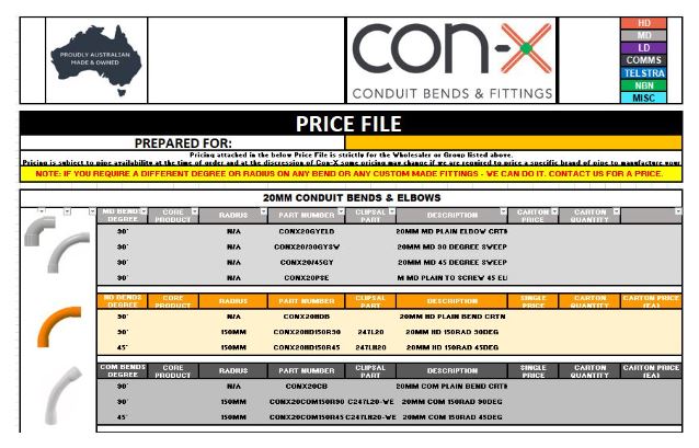 Con-X Conduit Bends and Fittings | Brendale QLD
