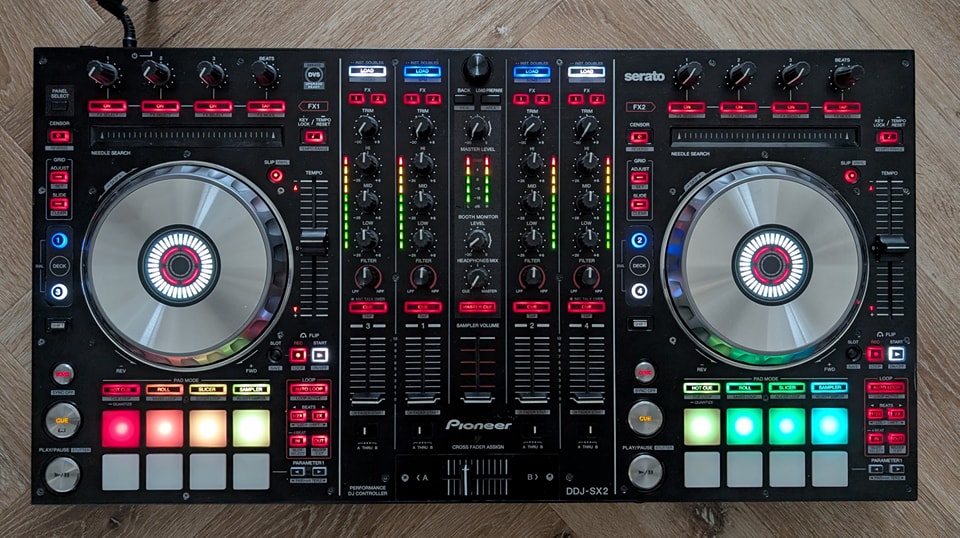 PIONEER DDJ-SX2 repaired and serviced: Multiple damaged pots