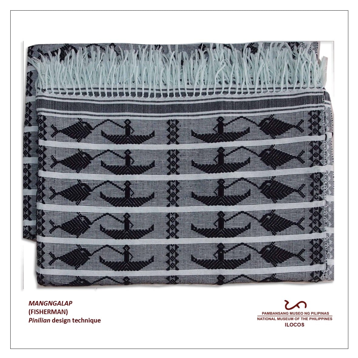 National - Ules (Blanket) A recent creation, master pinilian weaver ...