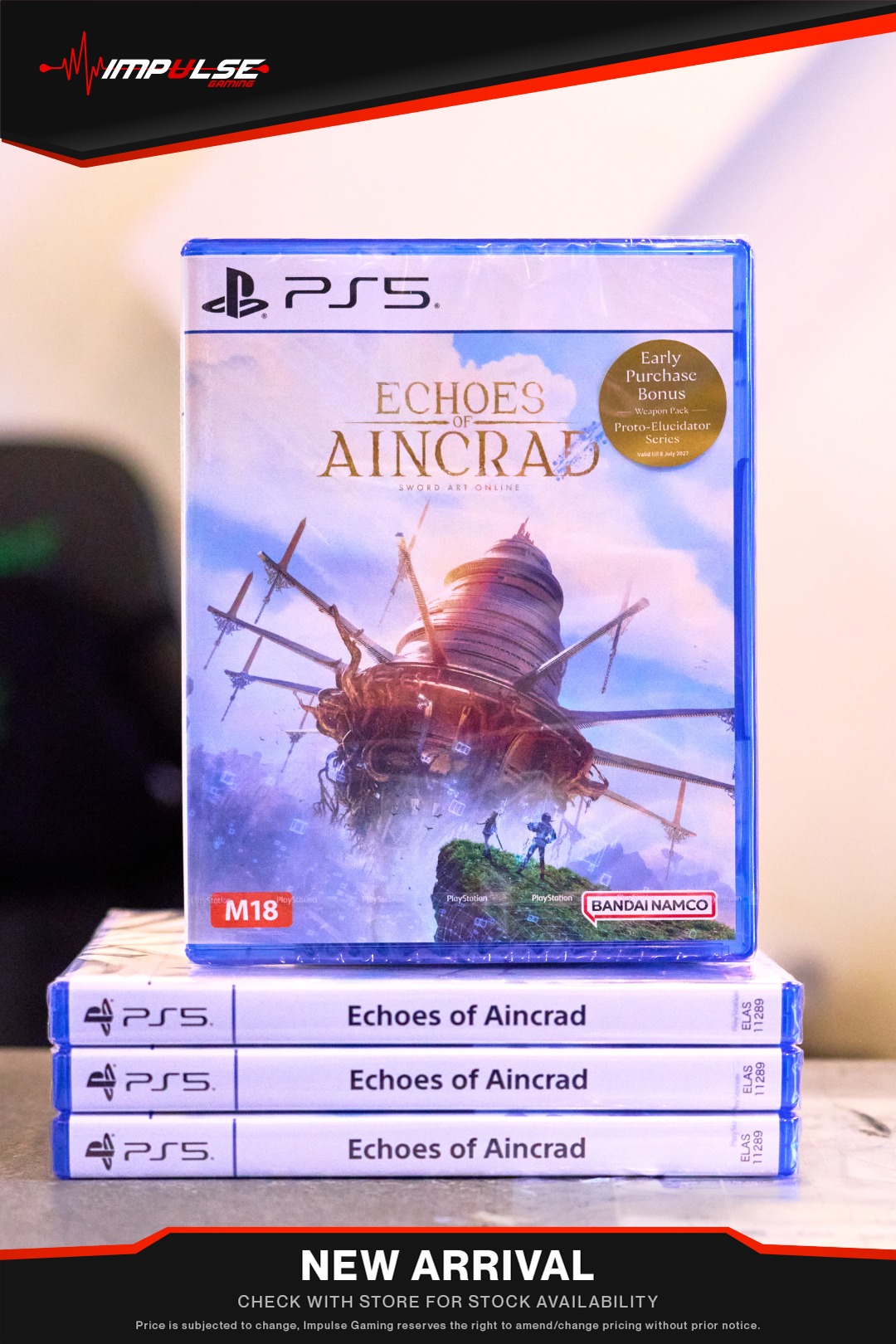 ✨NEW ARRIVAL RISK YOUR REALITY! PS5 Echoes Of Aincrad Eng [R3