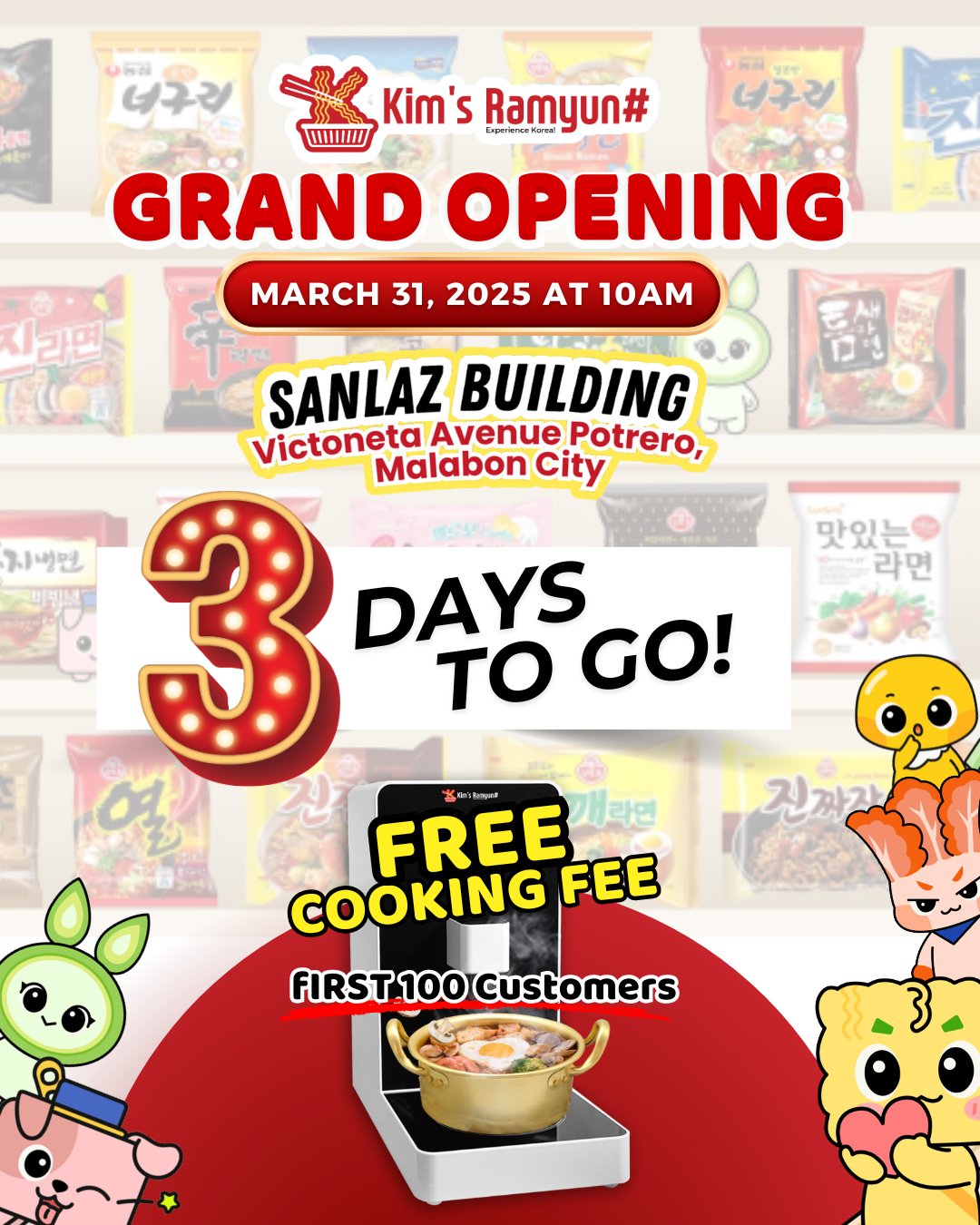 Kim's - 📢 3 DAYS TO GO! 🎉 In just 3 days, we’re finally opening our ...