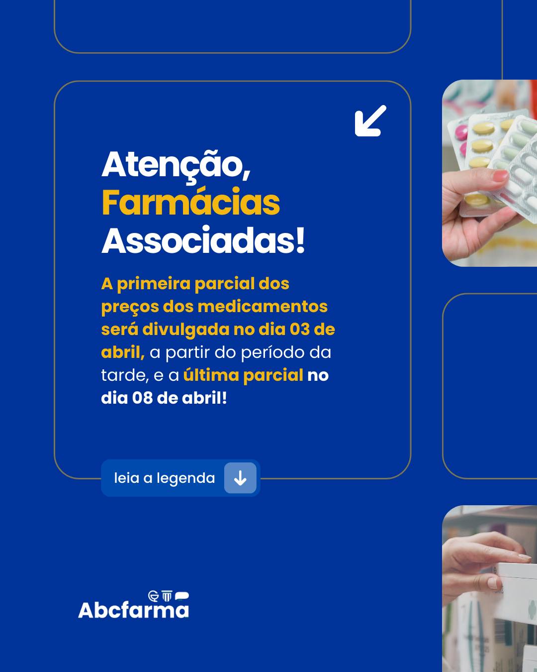 Abcfarma - 📢 ATENÇÃO, FARMÁCIAS ASSOCIADAS! ⚠️ IMPORTANTE... | Facebook