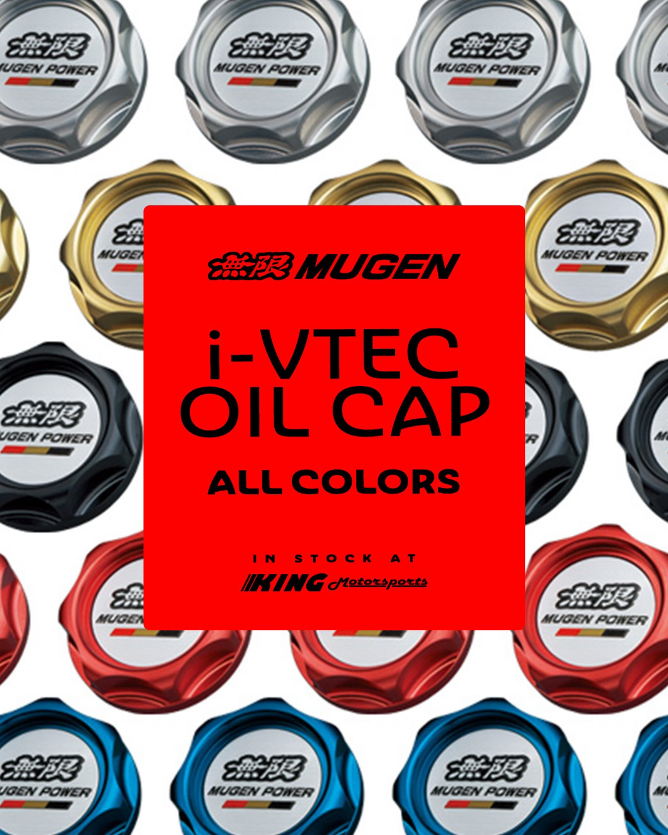 King - 🚨 All Colors IN STOCK! 🚨 The iconic Mugen i-VTEC Oil Cap is back ...