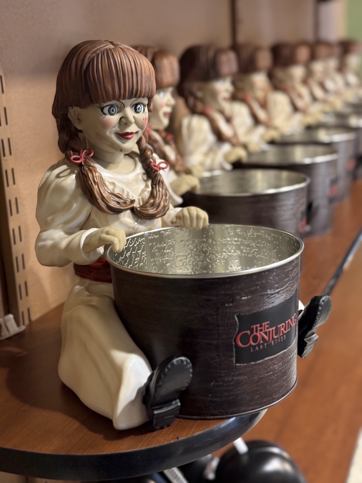 The Annabelle popcorn bucket is here again this weekend along with