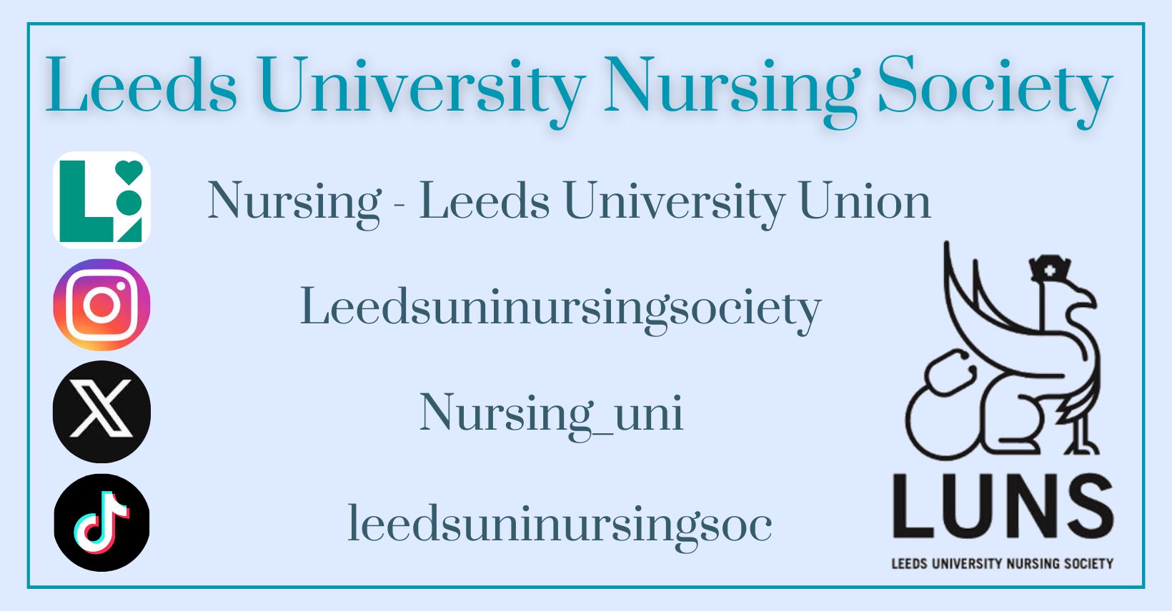 LUNS - Leeds University Nursing Society | Facebook