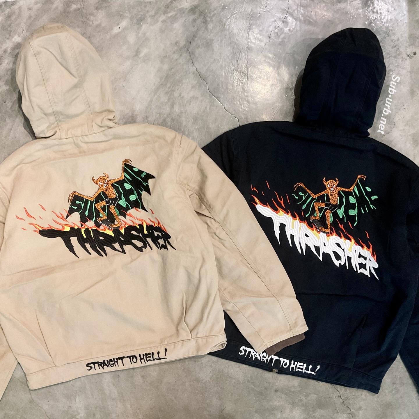 Supreme F/W 2024 Supreme®/Thrasher® Hooded Work Jacket HK$2699 All 
