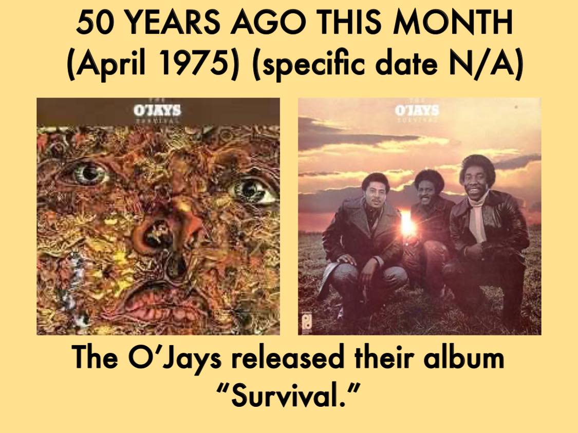 BACK - **THIS MONTH IN ALBUM HISTORY** 50 years ago this month (April ...