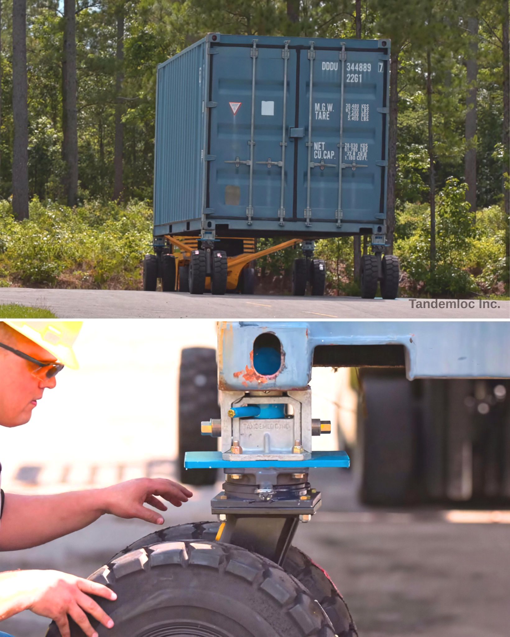 Shipping - Move 29 Tons Without a Crane Tandemloc’s heavy-duty ...