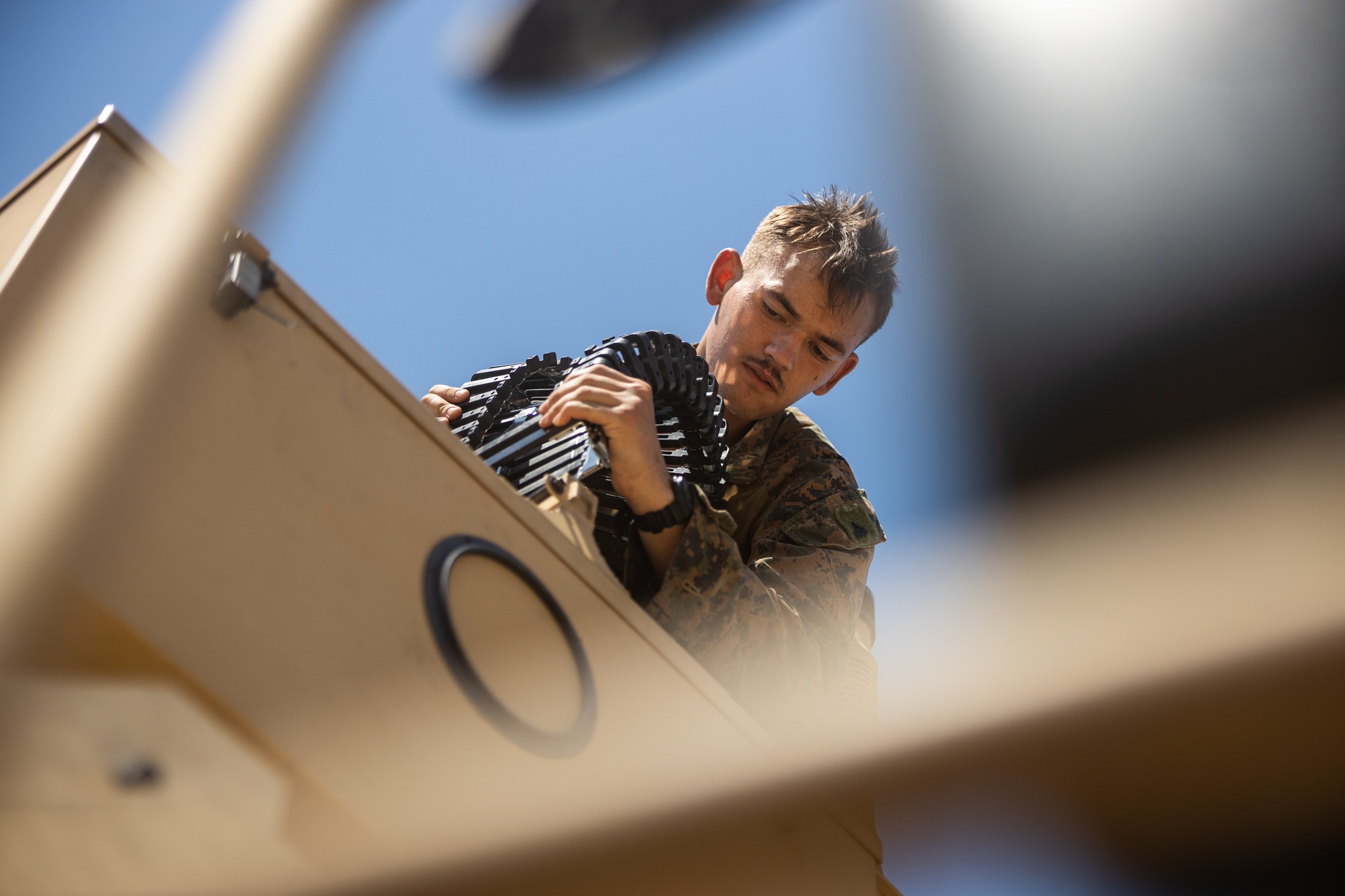 Pacific - U.S. Marine Corps Cpl. Joseph Rines, a native of Tennessee ...