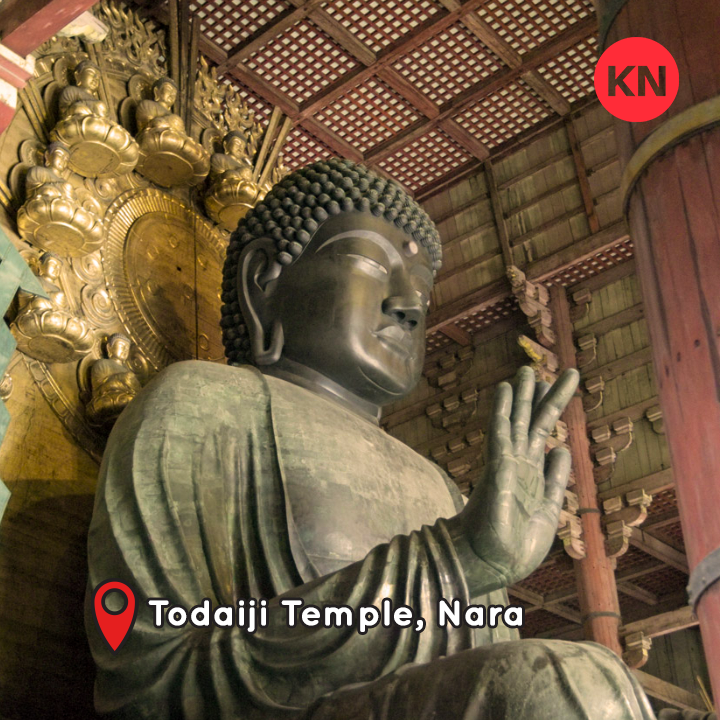 Nara Great Buddha (Daibutsu) 500 Tonnes of pure bronze! #japan