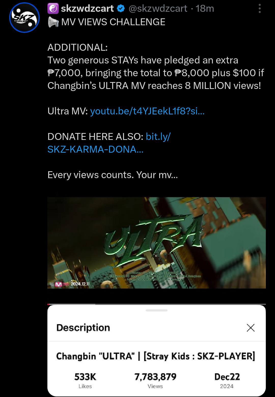 Yumi Han - ‼️STAYs, stream Changbin's ULTRA MV to 8... | Facebook