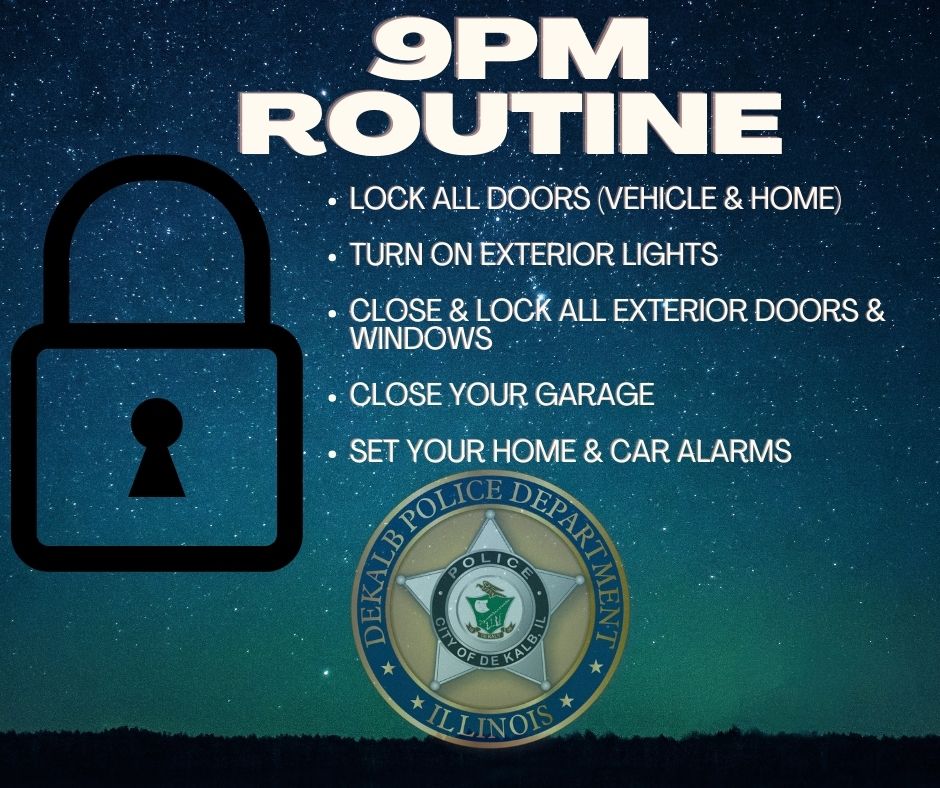 DeKalb - It's that time again – time to lock down and ensure a safe ...