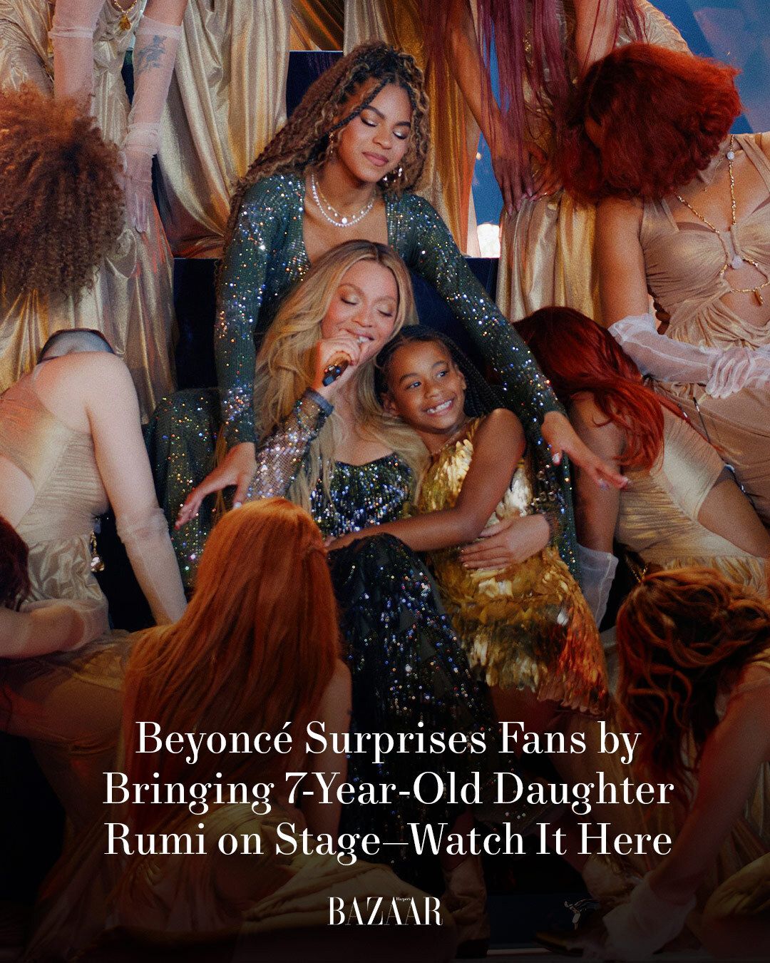 Harper's - She joined her sister Blue Ivy as their mom Beyoncé ...