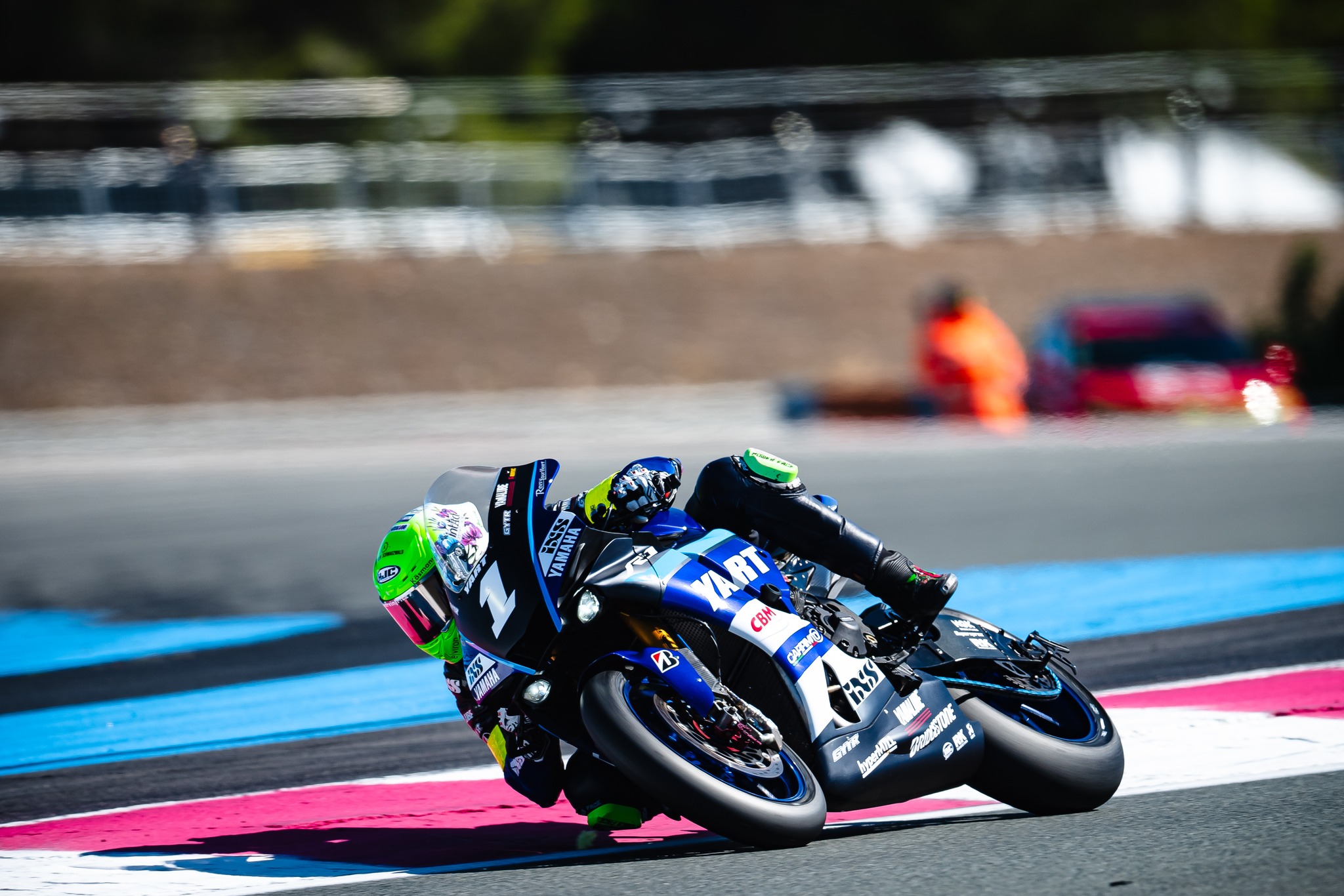 Yamalube YART Yamaha EWC Official Team's Niccolò Canepa, Marvin