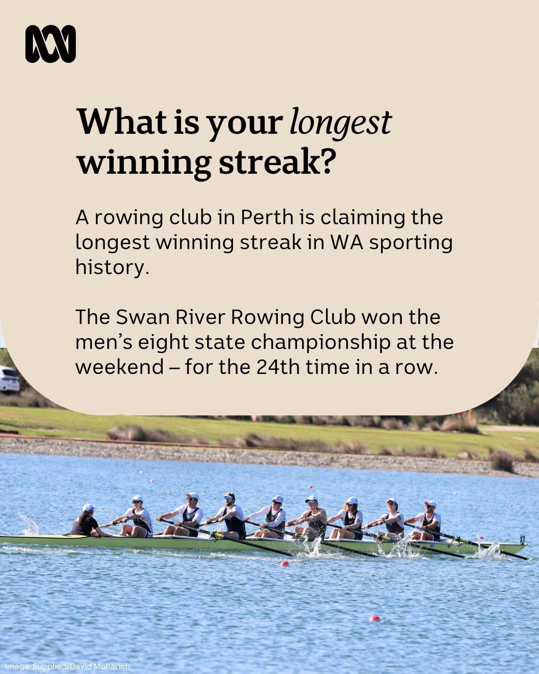 ABC Perth - Can you beat this? 🏆🏆🏆 A rowing club in Perth... | Facebook