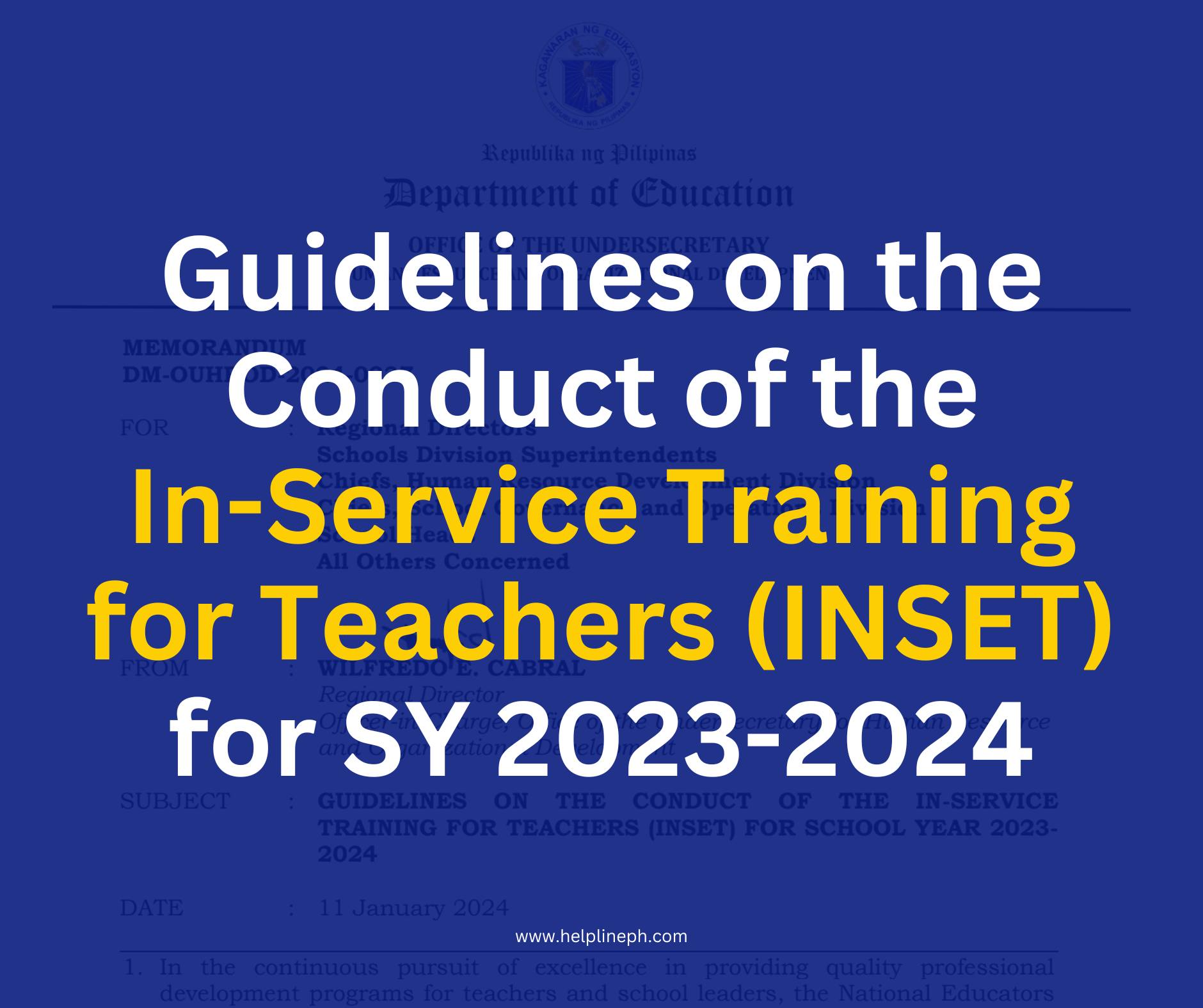 DepEd Open Educational Resources (OER) | Guidelines on the Conduct of ...