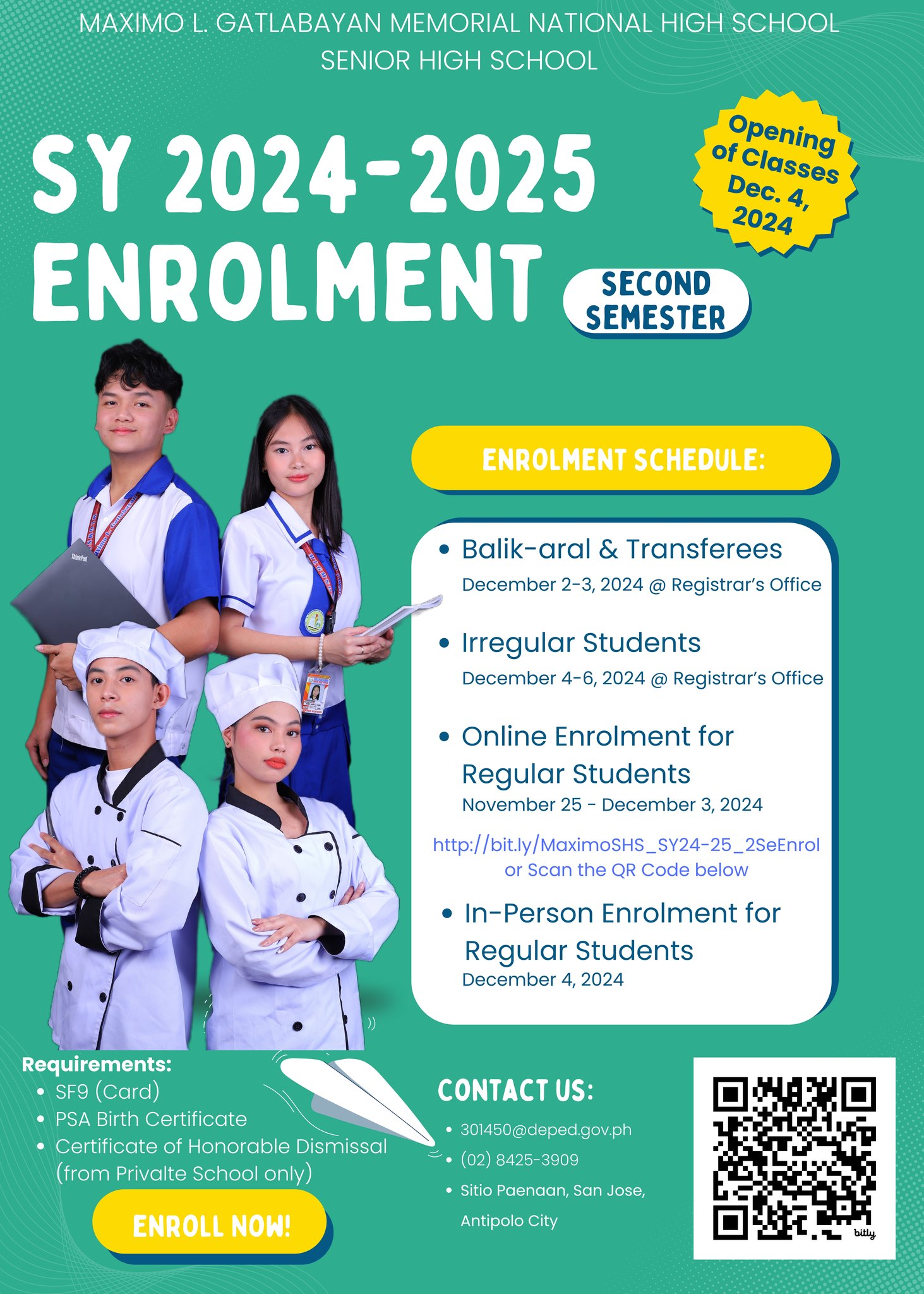 DepEd Tayo Maximo L. Gatlabayan Memorial NHS SHS - Antipolo City