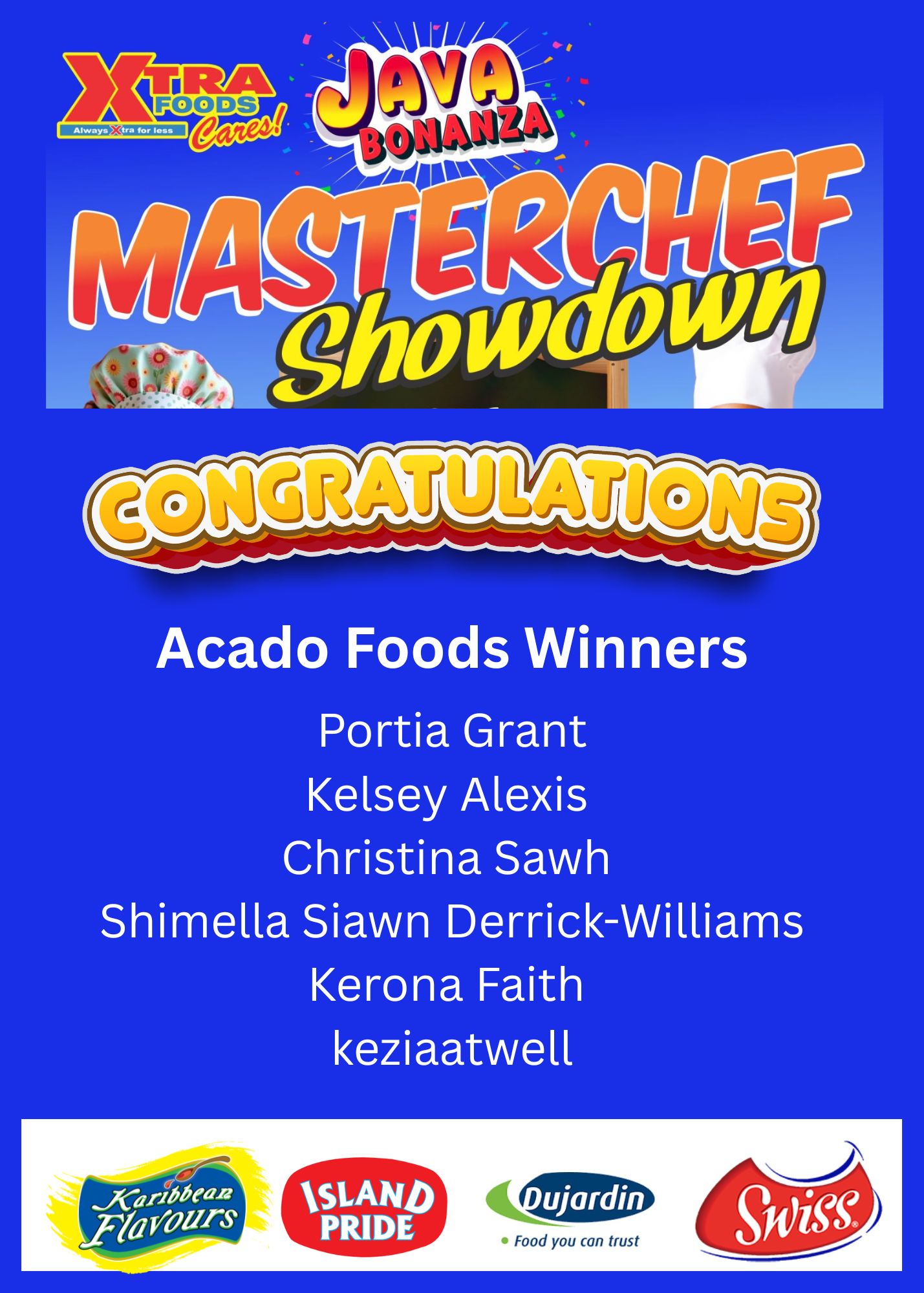 Xtra Foods - 🎉👩🏾‍🍳 CONGRATULATIONS TO OUR MASTER CHEF... | Facebook