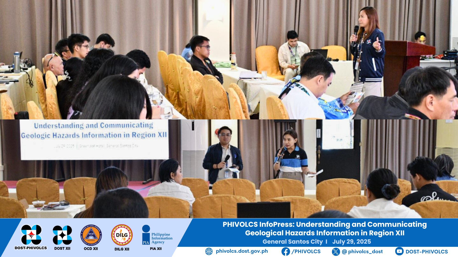 The DOST-PHIVOLCS, in collaboration with DOST XII, Office of Civil ...