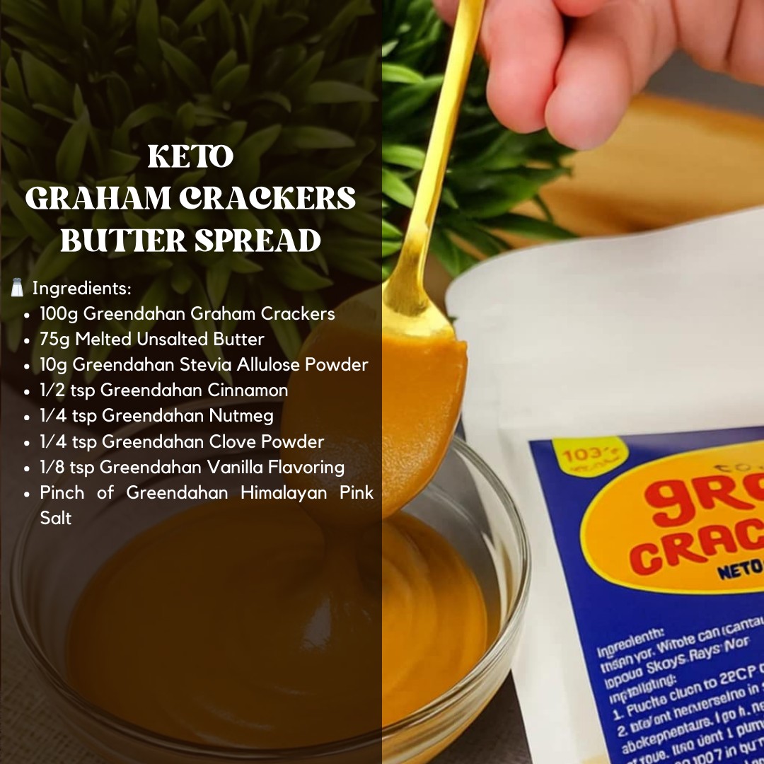 🍪 MAKE YOUR OWN KETO GRAHAM CRACKER... - Jedders Greendahan | Facebook