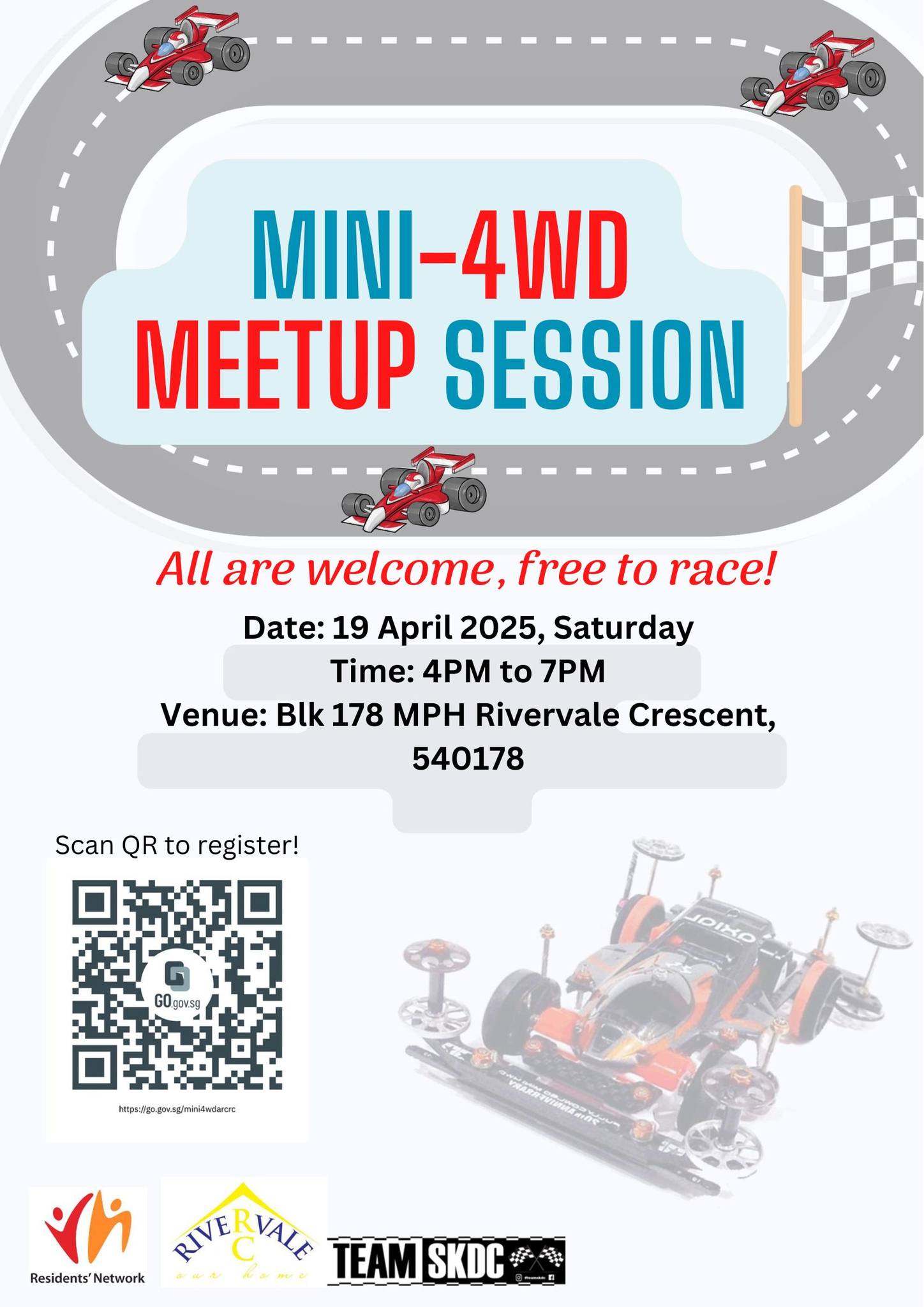 Rivervale - 🏎️🔥 Rev up your engines for the Mini-4WD Meetup Session! 🔥🏎 ...