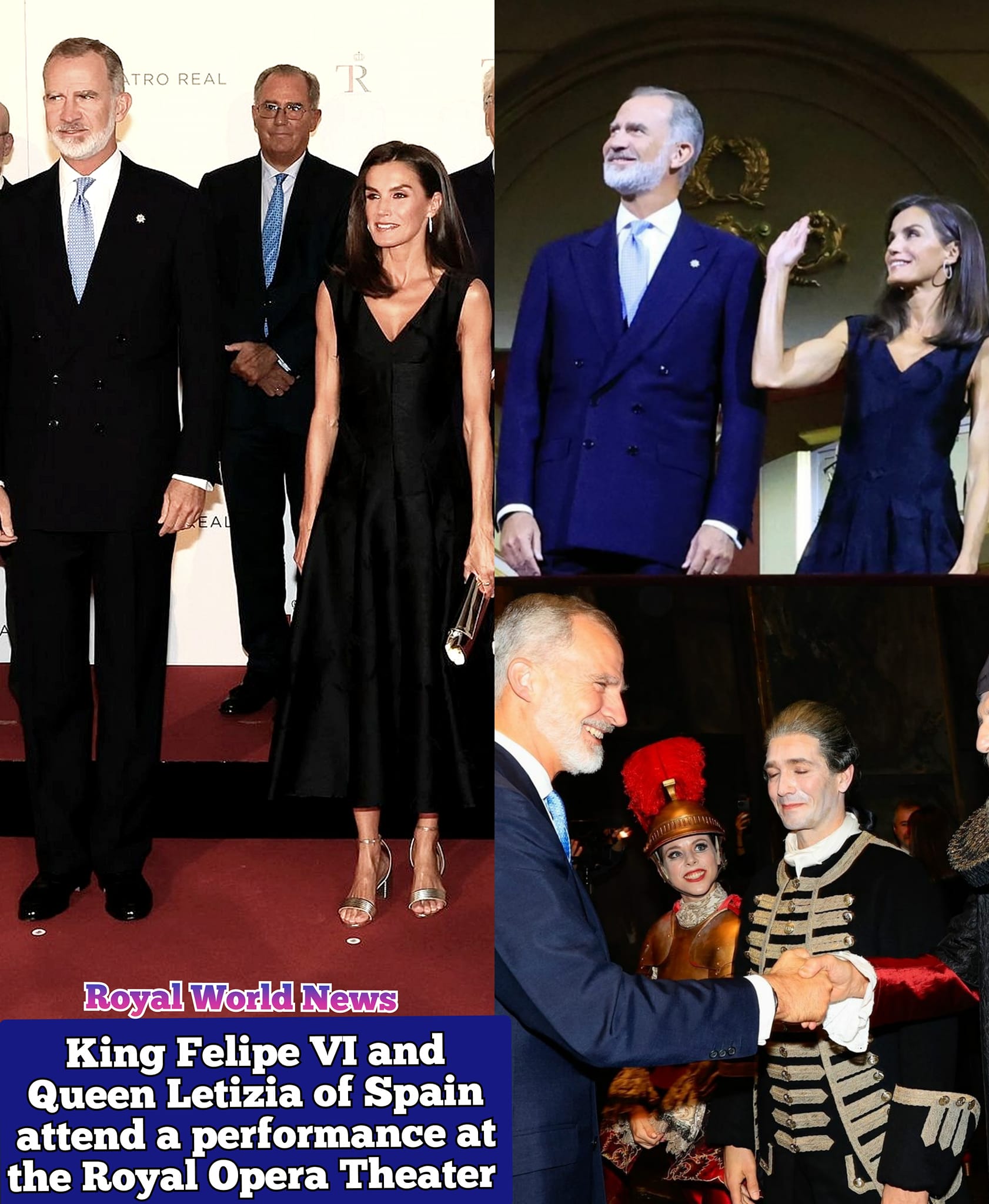 queen letizia of spain wears sparkly beige dress to opera King Felipe VI and attend premiere in Madrid Select Jacket Size:EU50/US40 Dress Blues Sherwin Williams link-cassie-glitter-mesh-maxi-dress