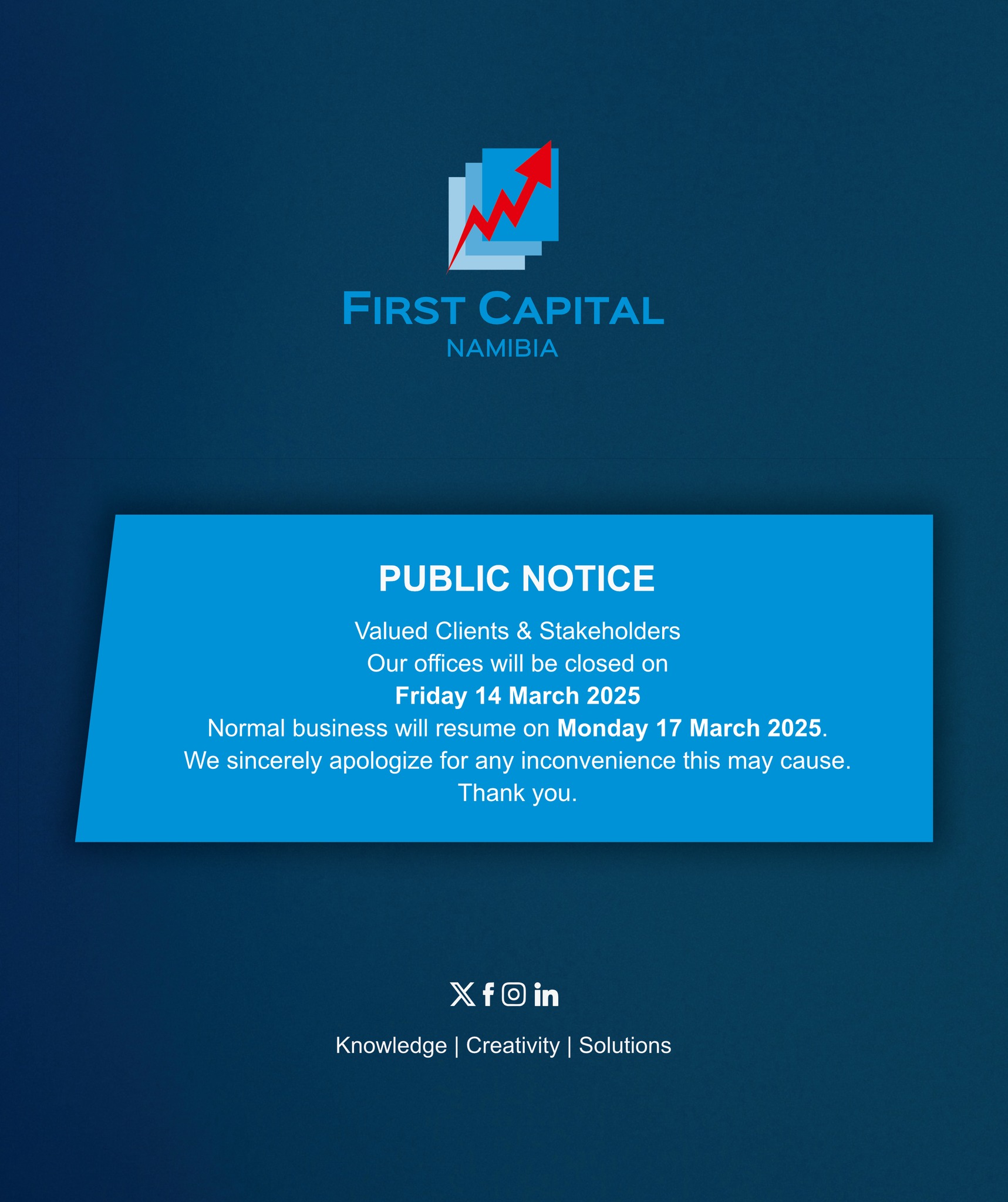 First Capital Namibia | Windhoek
