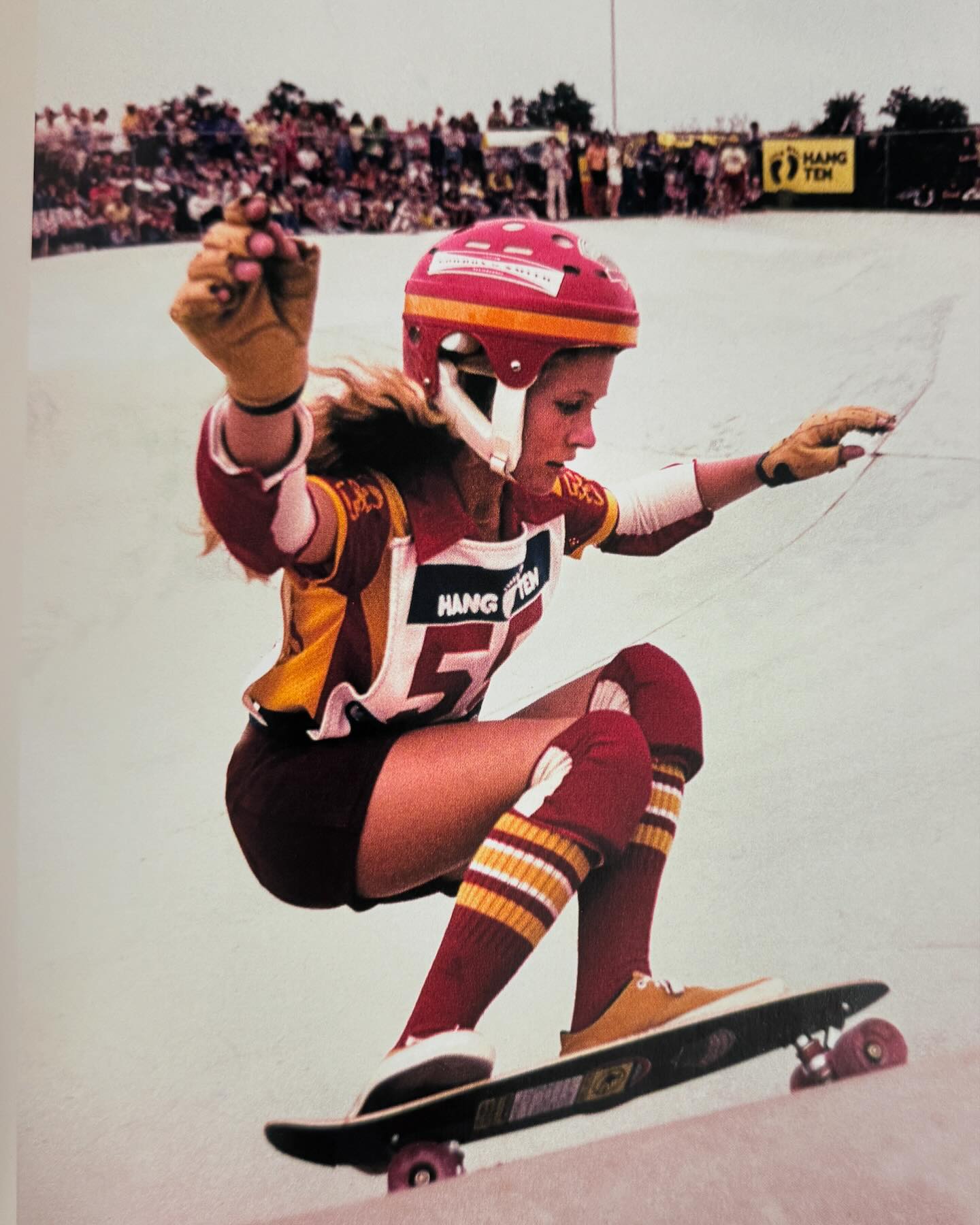 Ellen O'Neal at 1976 Hang Ten contest