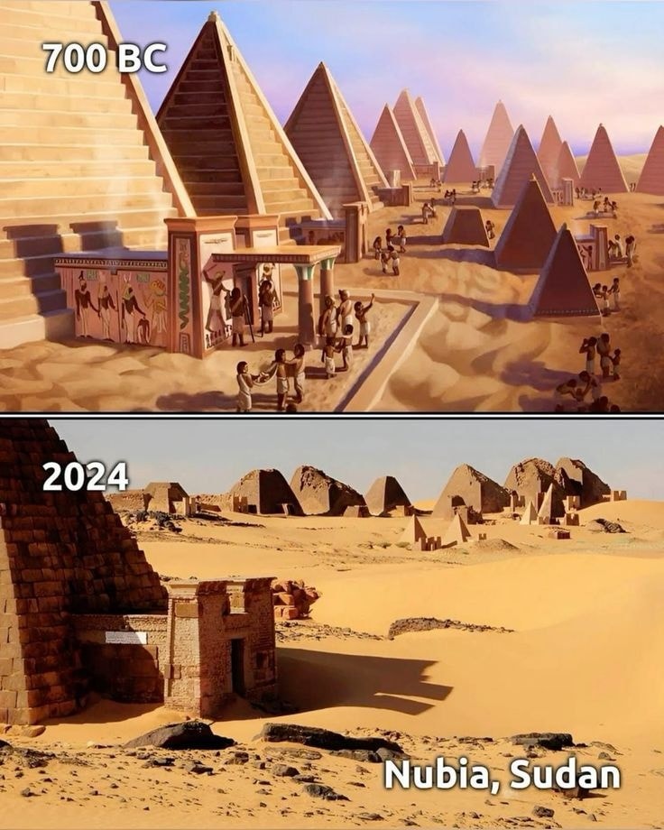 Ancient Library - The Nubian pyramids were built by the... | Facebook