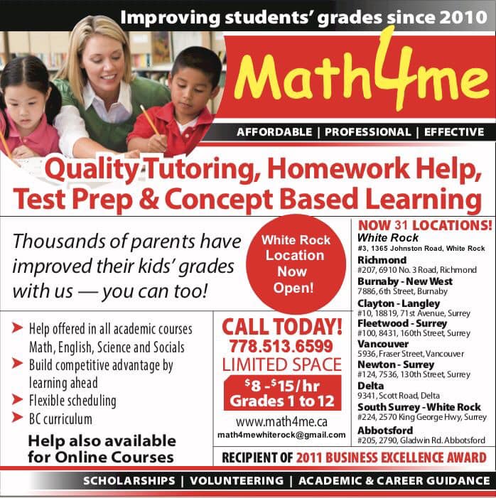 Math4me White Rock | White Rock BC