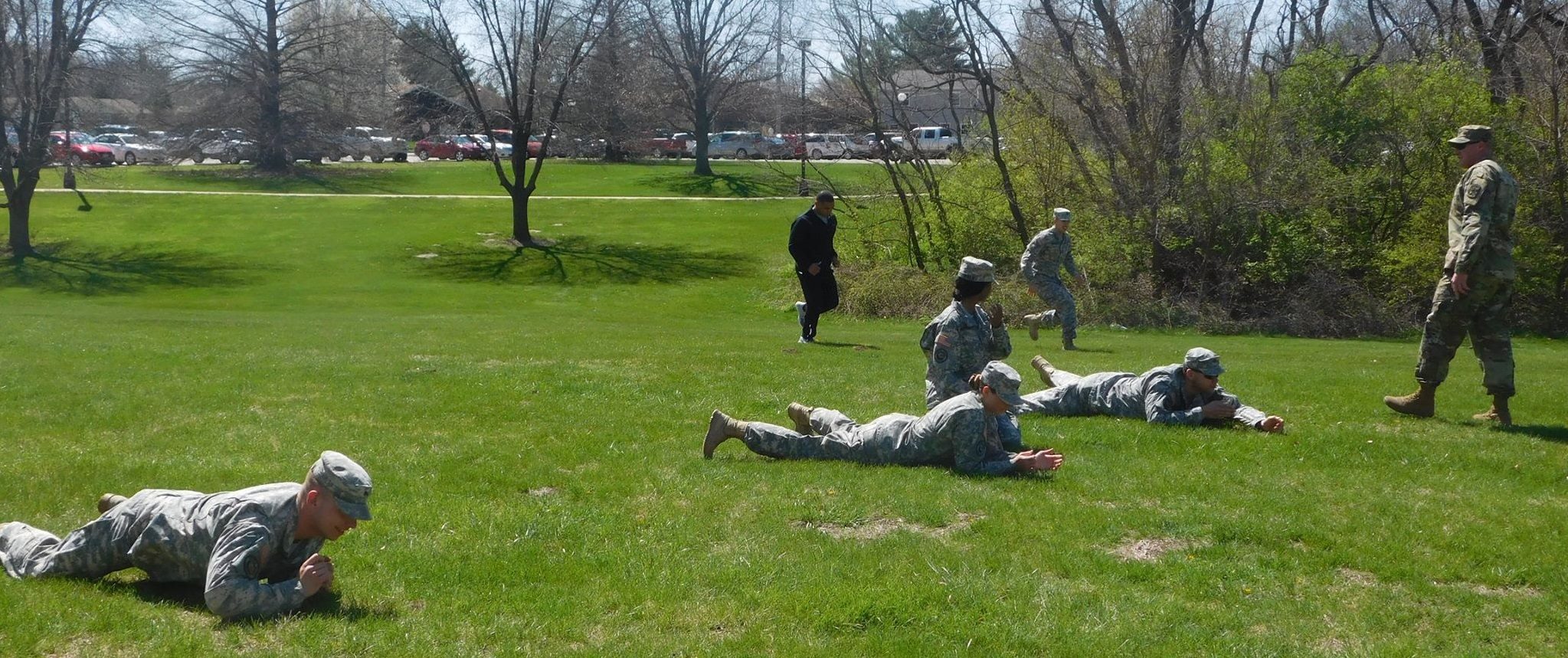 Western - MS-III Cadet Shekema Springfield practices a 