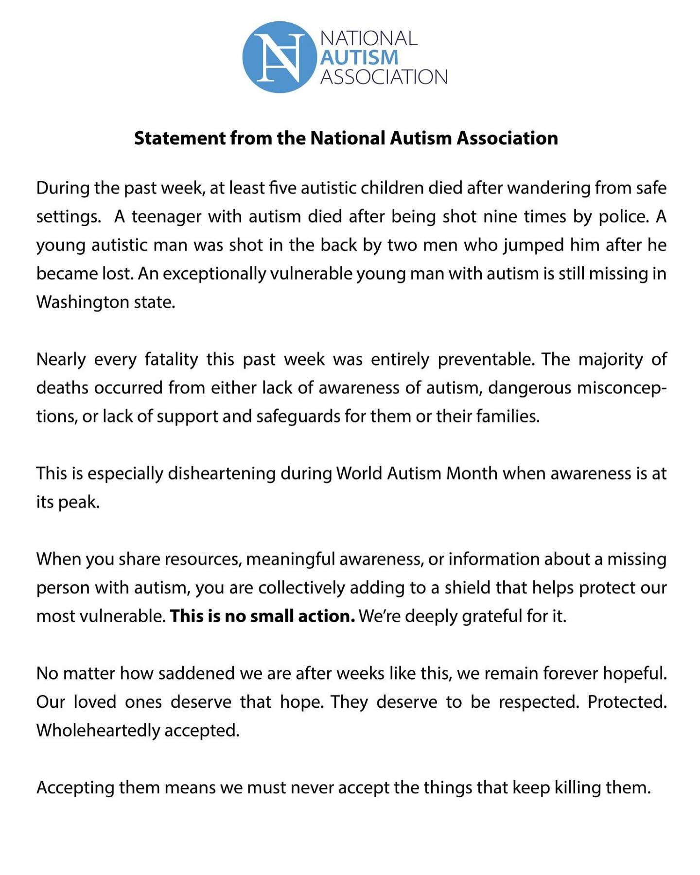 Autism - We need real “awareness” and real change. Just so tragic and ...