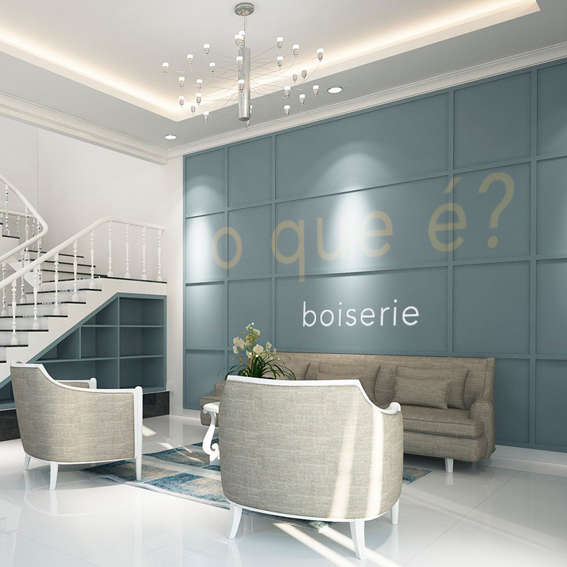 Lisiê Pissetti Arquitetura - Você sabe o que é boiserie? É uma técnica ...
