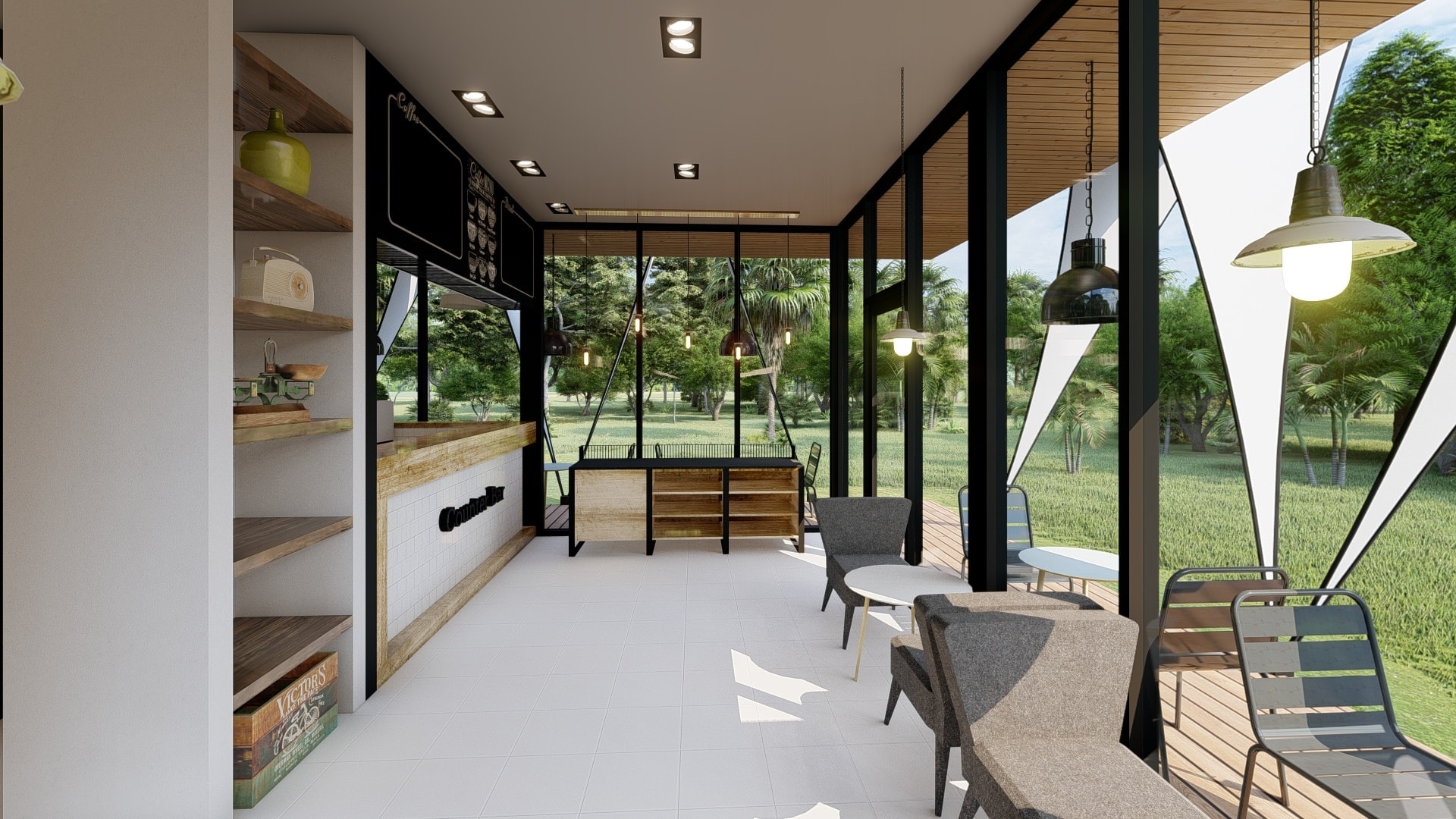 ภายร้านกาแฟ...... - Mate Design & Build รับออกแบบและก่อสร้าง | Facebook