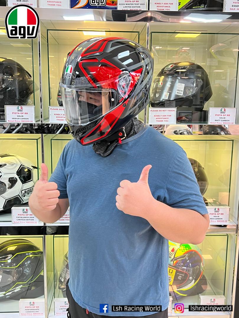 agv k3 compound helmet SV face road helmet that takes all the characteristics of a versatile AGV K3 Helmet - Matte